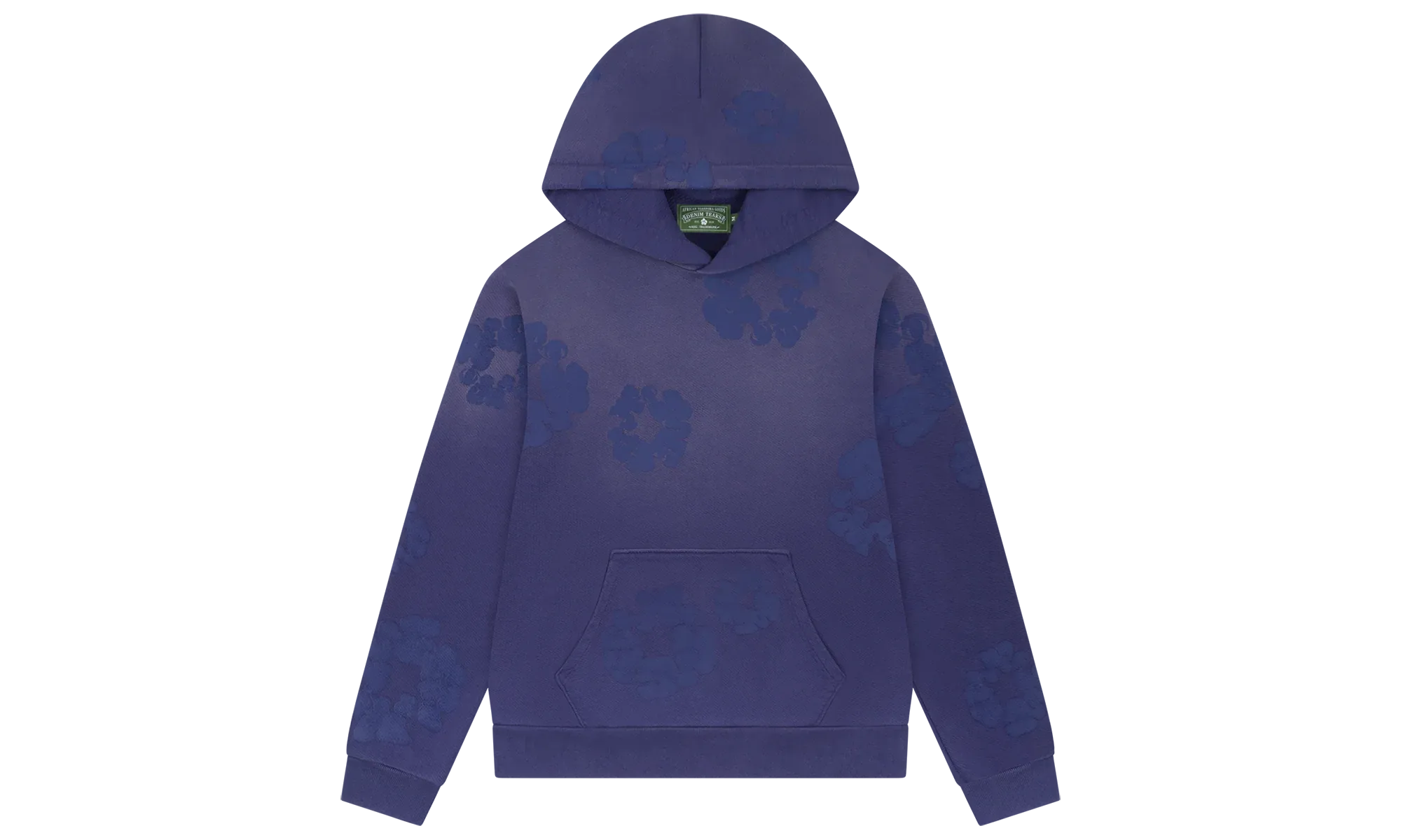 Denim Tears Mono Cotton Wreath Hoodie Washed Blue