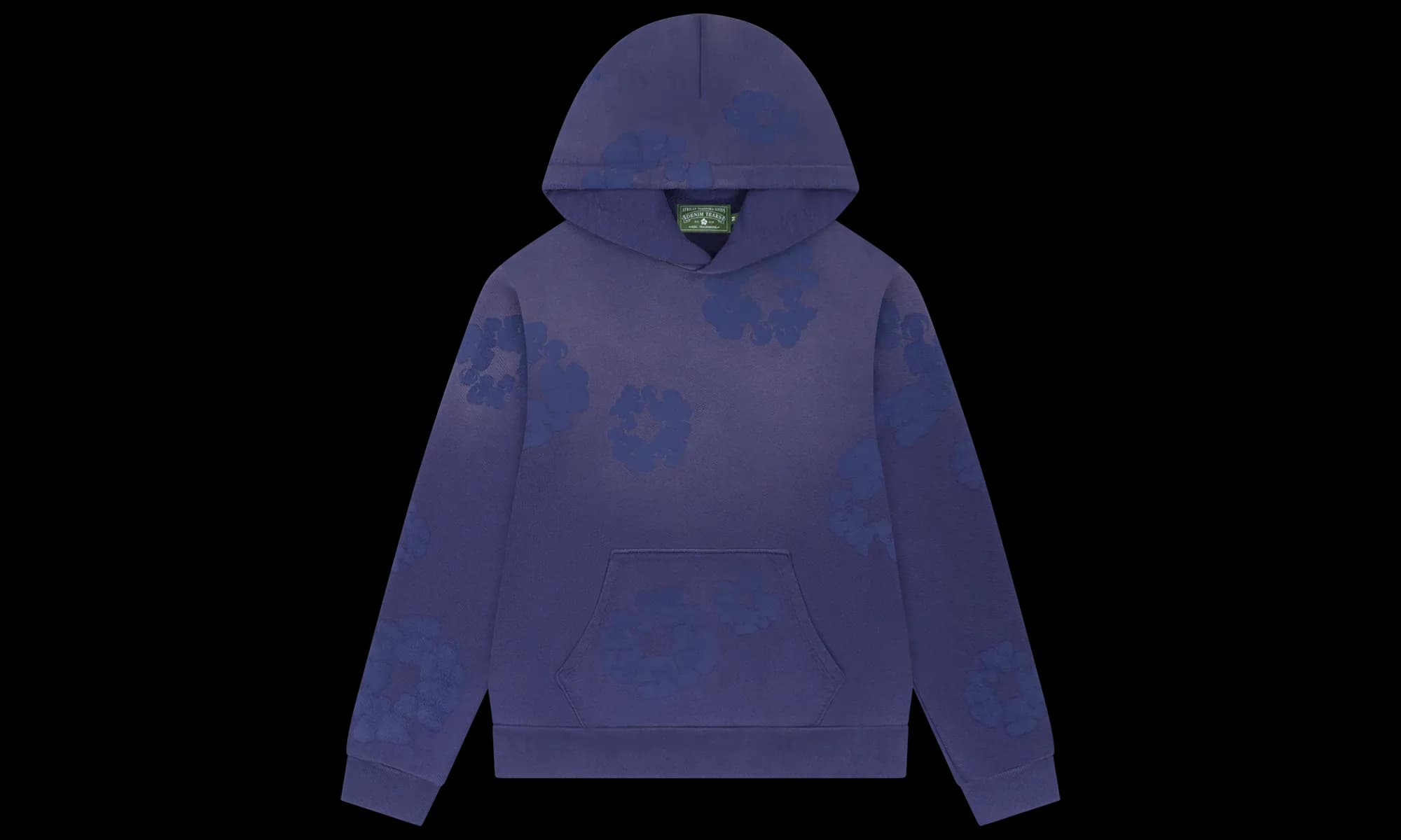 Denim Tears Mono Cotton Wreath Hoodie Washed Blue