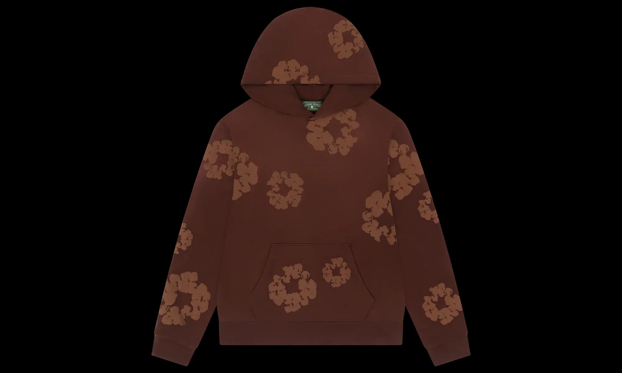 Denim Tears Mono Cotton Wreath Hoodie Brown