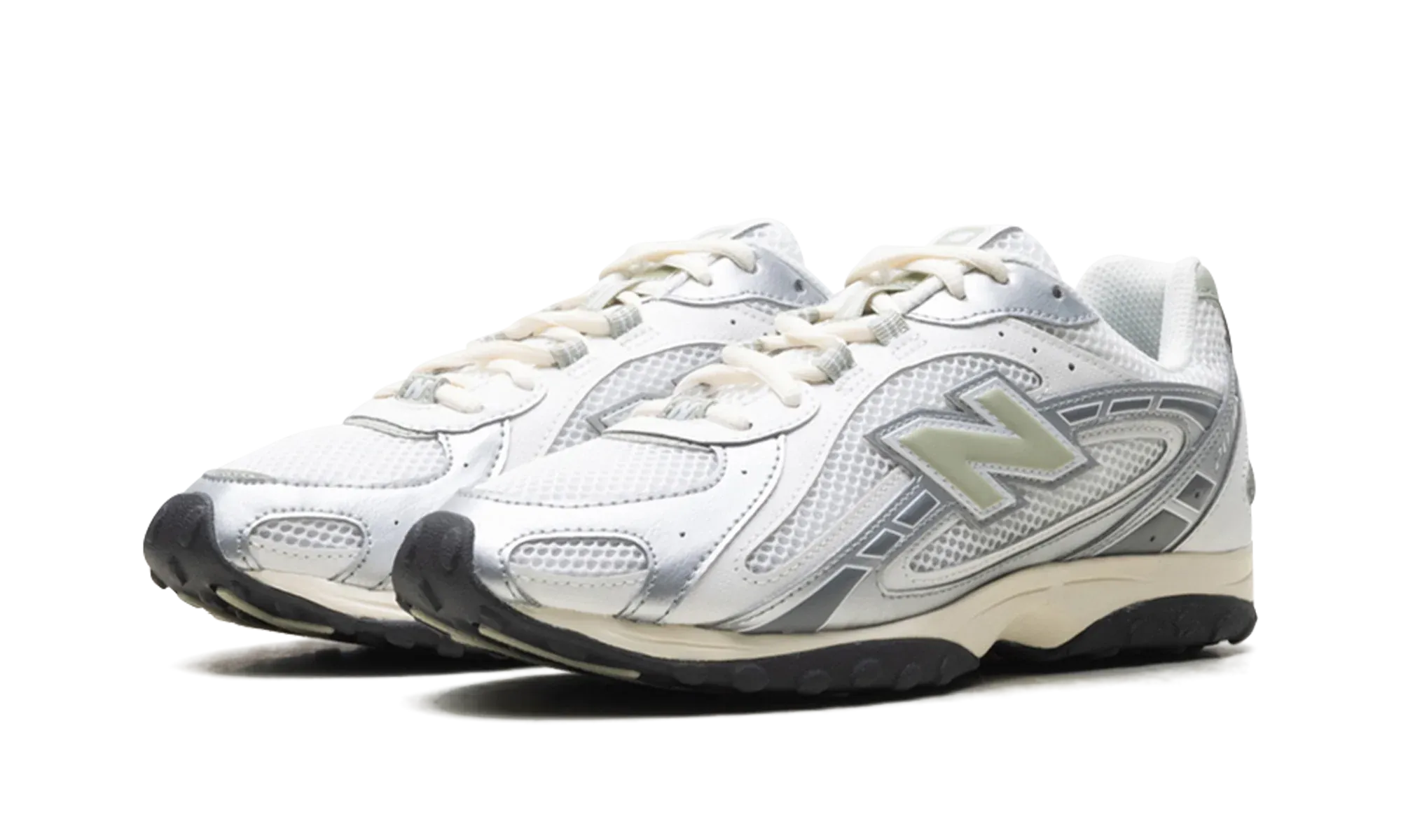 New Balance 204L Silver Metallic Sage Green