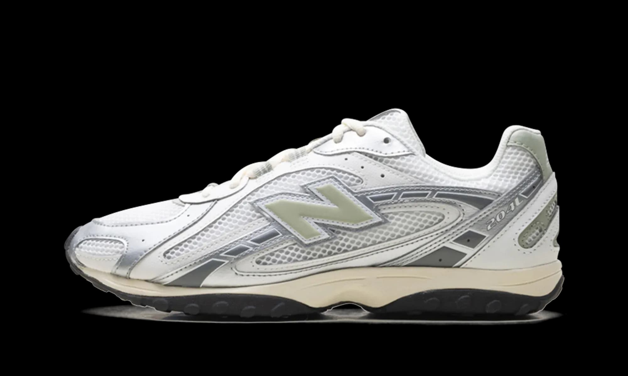 New Balance 204L Silver Metallic Sage Green