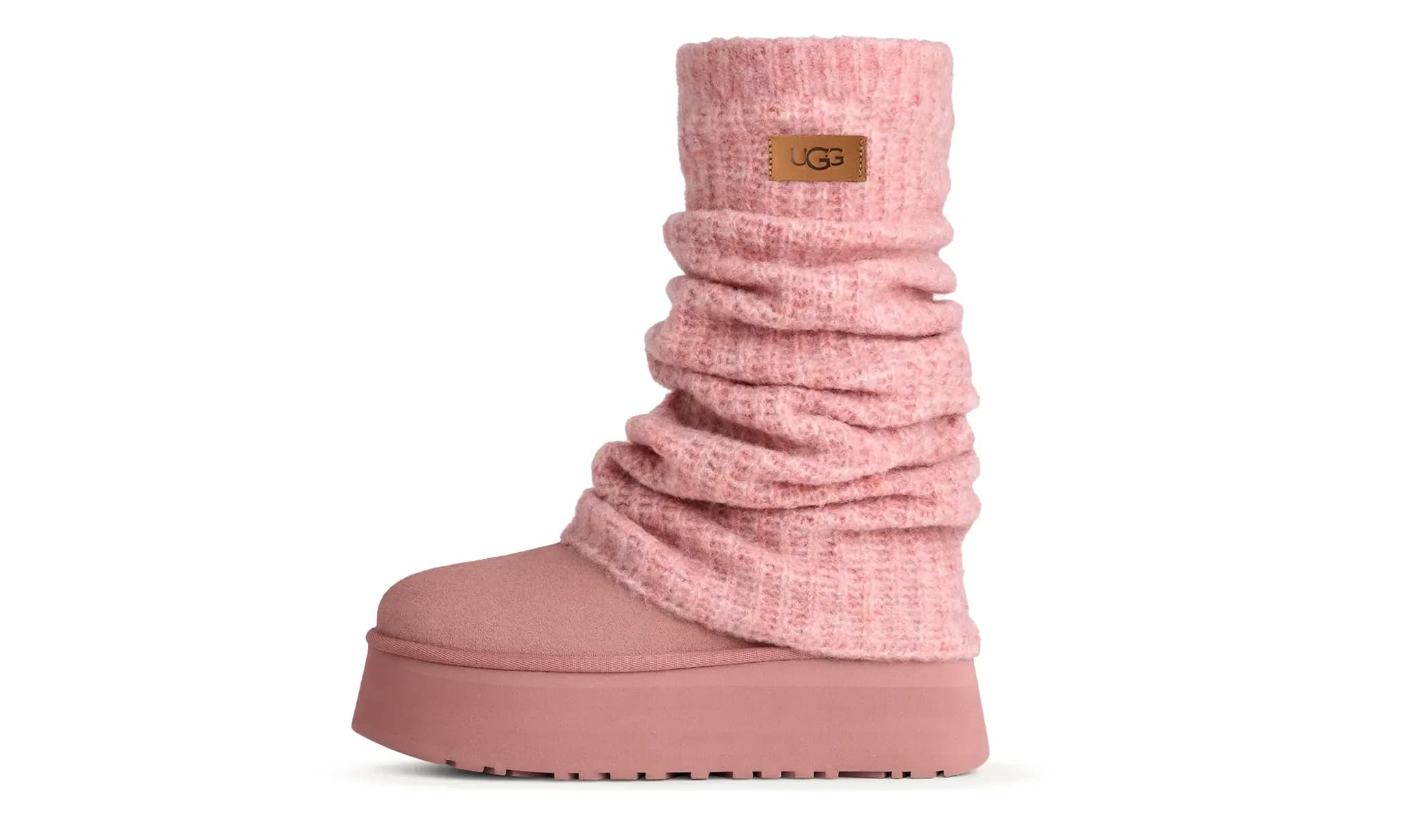 UGG Classic Mini Dipper Legwarmer Boot Pink Dawn (W)