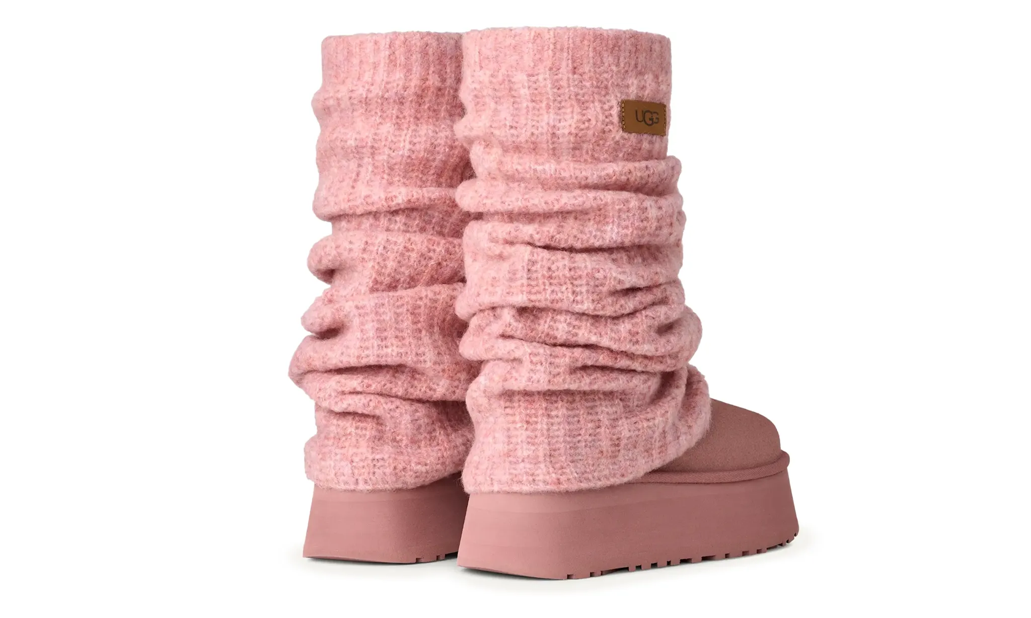 UGG Classic Mini Dipper Legwarmer Boot Pink Dawn (W)