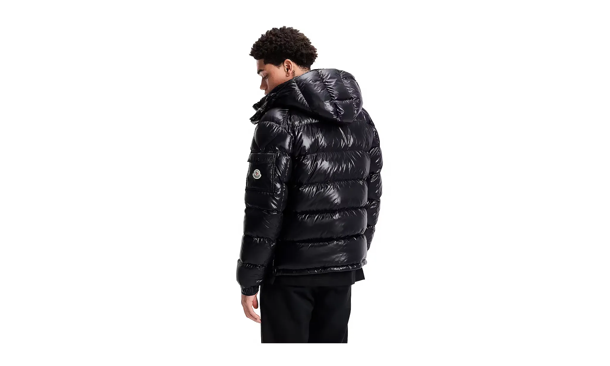 Moncler Maya Short Down Jacket Black