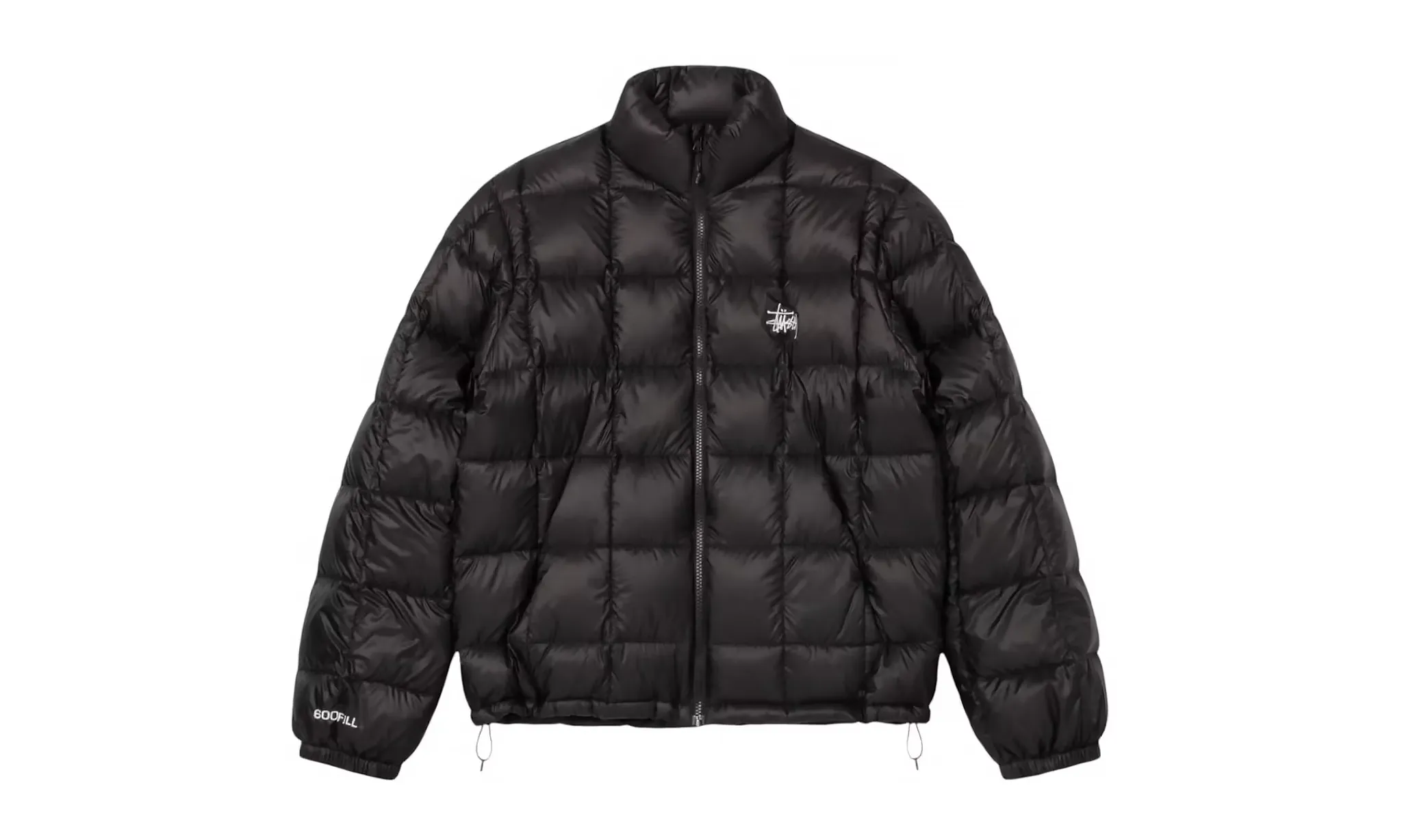 Stussy Midweight Puffer Jacket Black Classic Fit