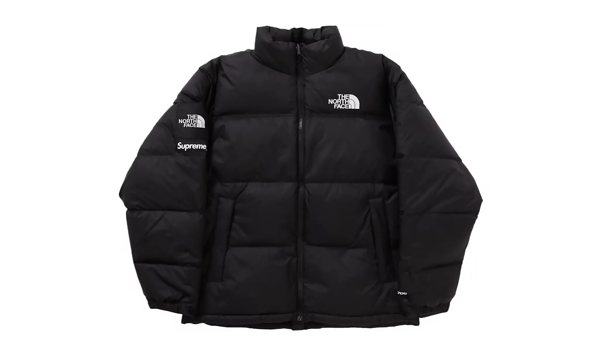 The North Face x Supreme Split Nuptse Jacket Black