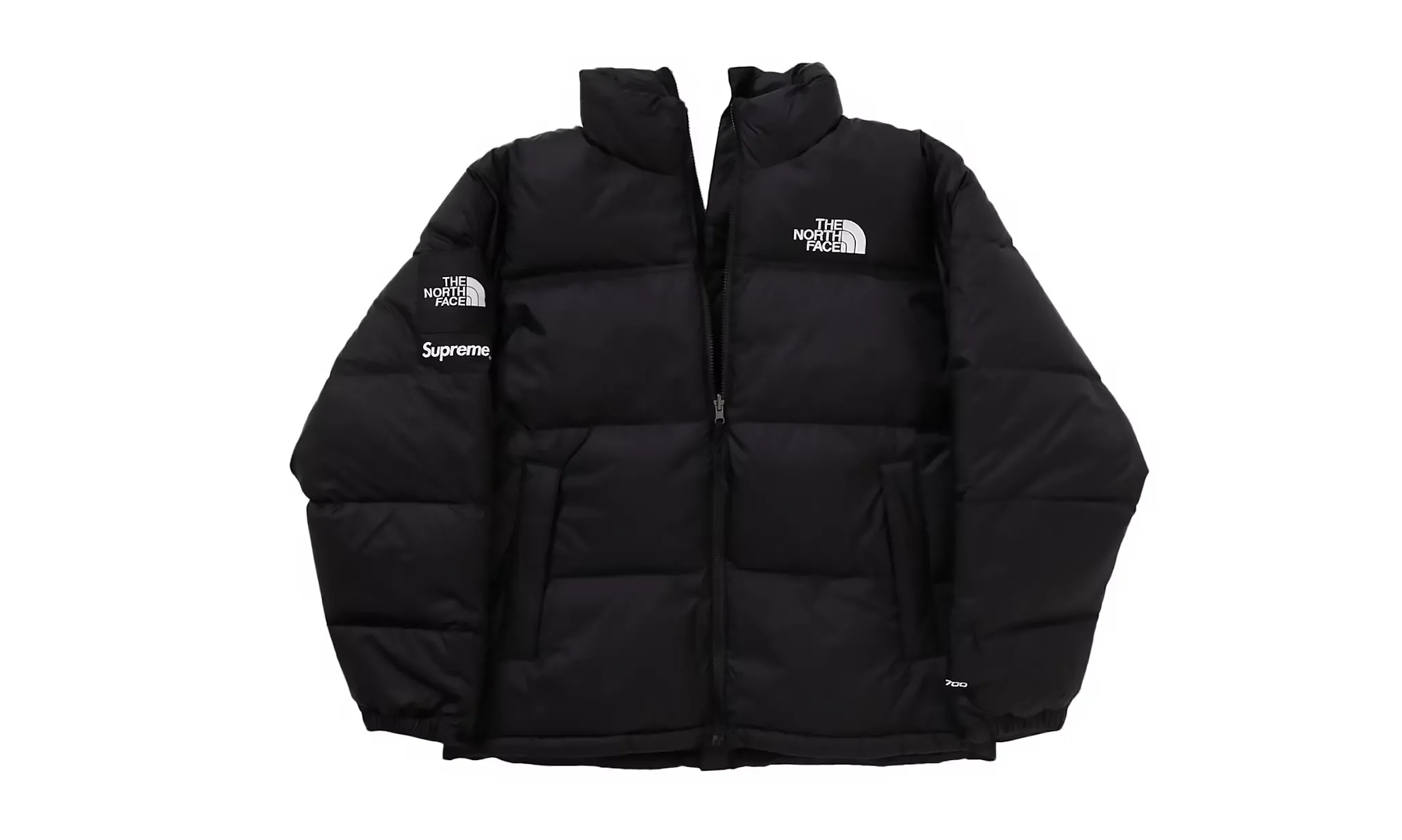 The North Face x Supreme Split Nuptse Jacket Black