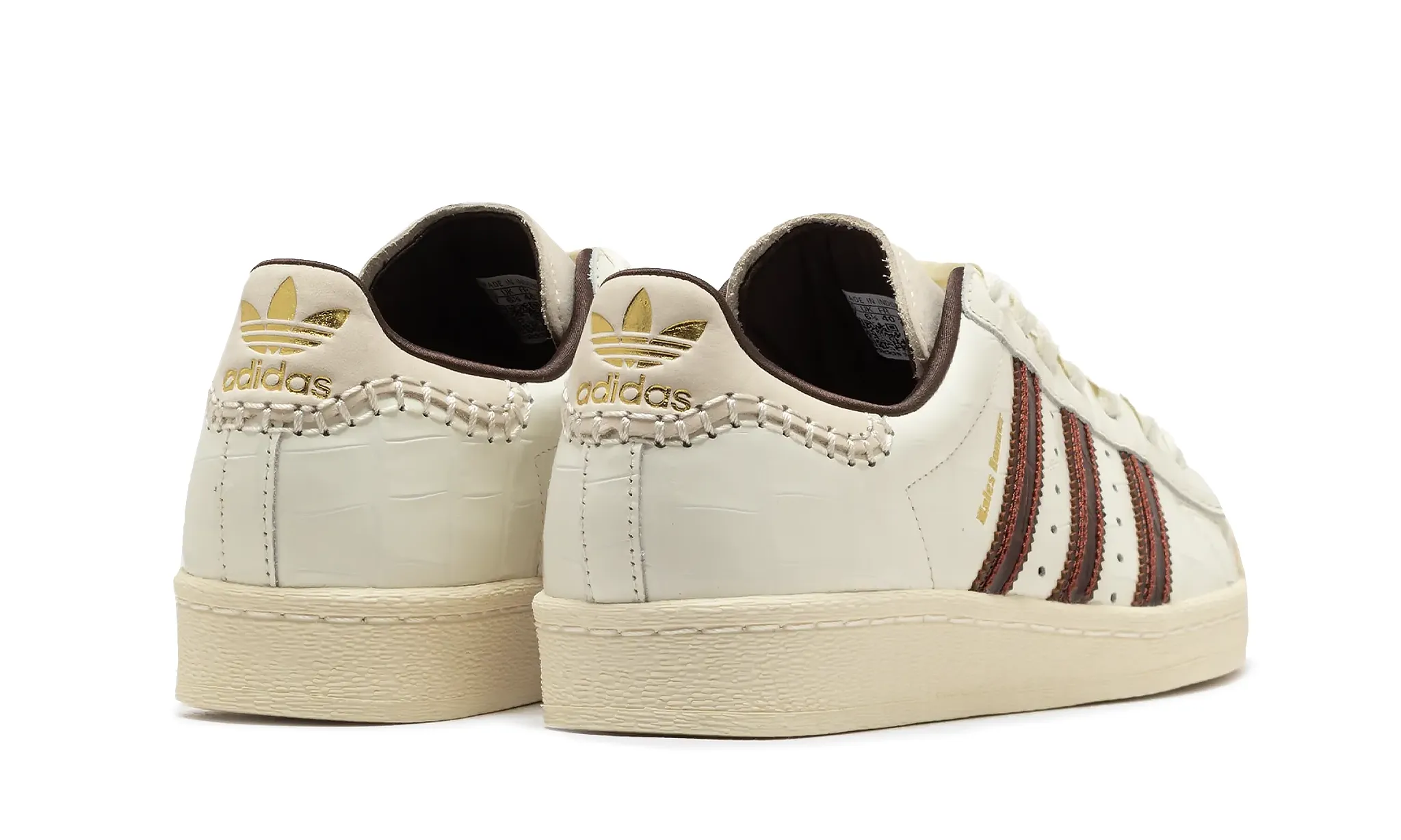Adidas Superstar Wales Bonner White Brown Croc