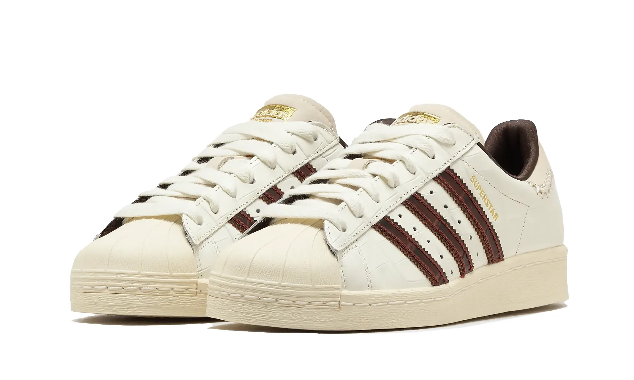 Adidas Superstar Wales Bonner White Brown Croc