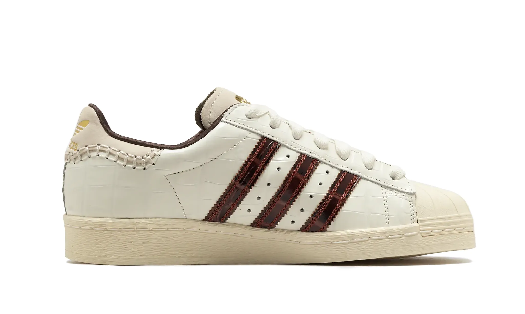 Adidas Superstar Wales Bonner White Brown Croc