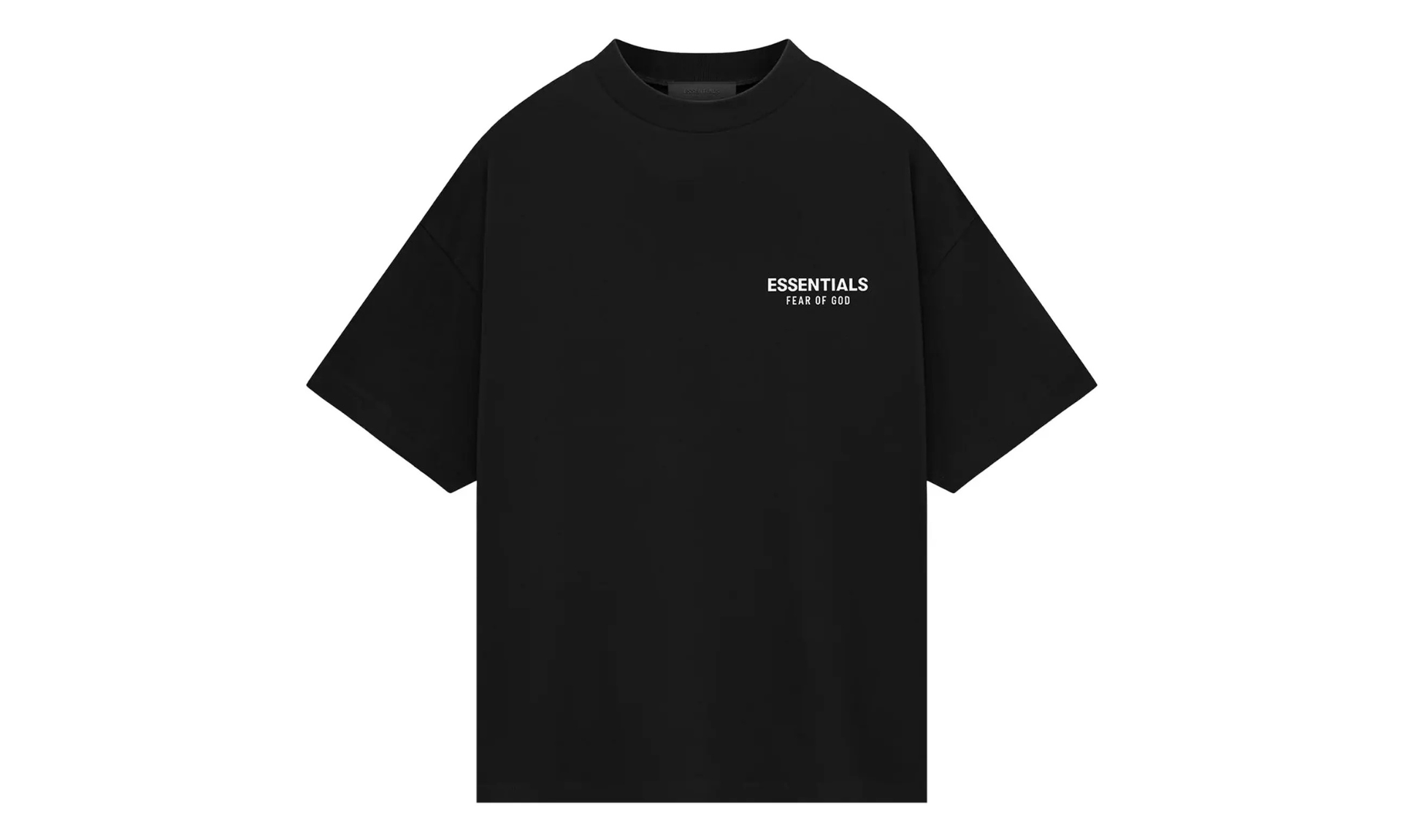 Fear of God Essentials Jersey Crewneck T-Shirt Black