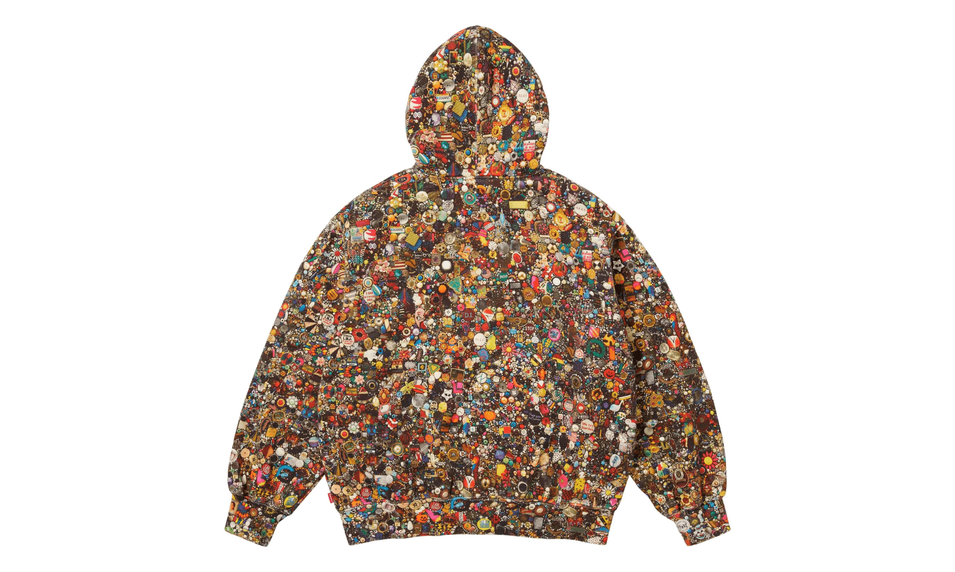 Supreme Mike Kelley Zip Up Hooded Sweatshirt Multicolor