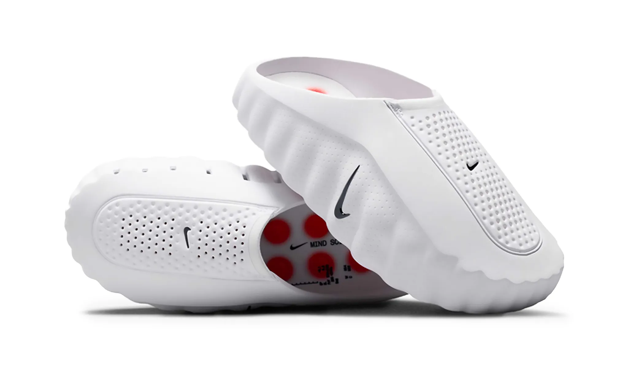 Nike Mind 001 Slide White Speed Red