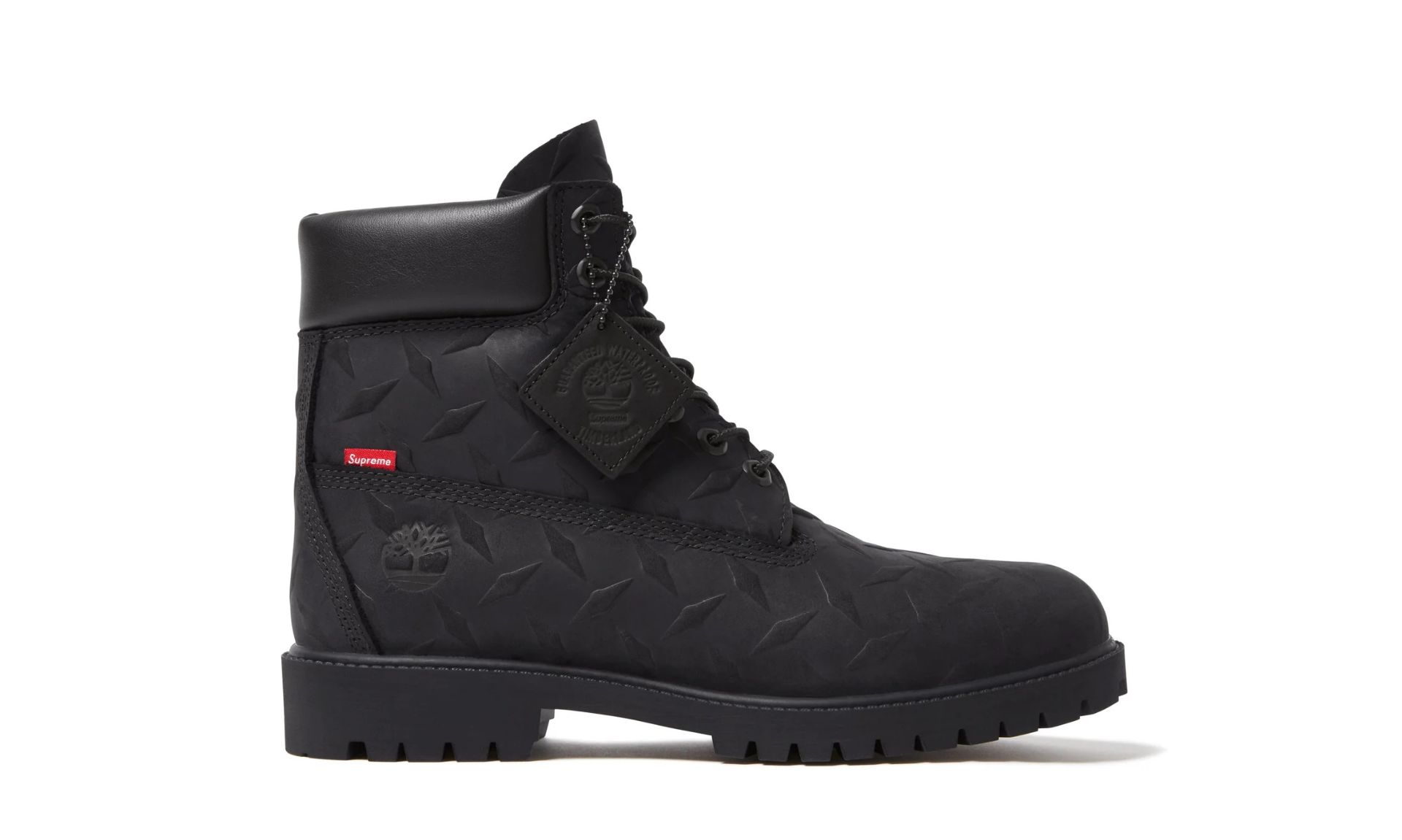Timberland 6" Premium Waterproof Boot Supreme Diamond Plate Black