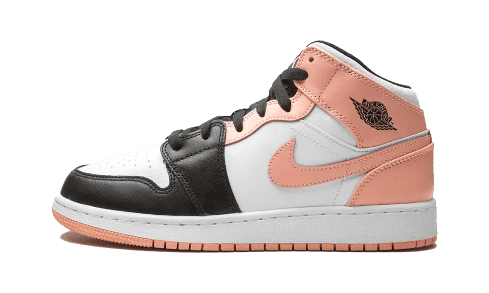 Air Jordan 1 Mid Crimson Tint Toe (GS)