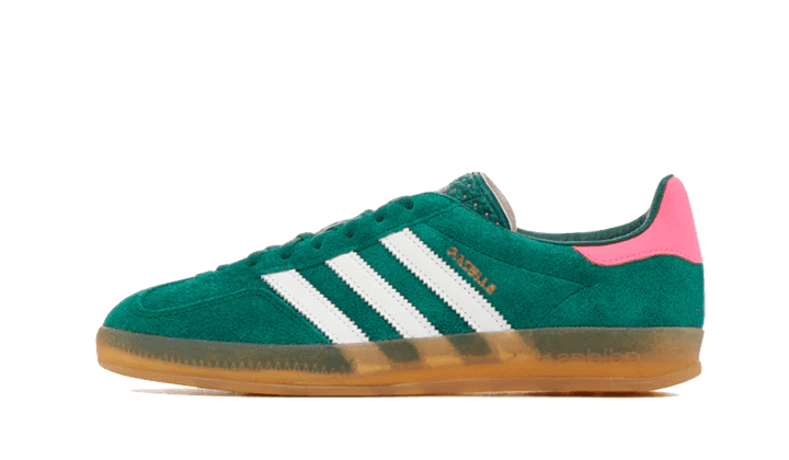 Adidas Gazelle Indoor Collegiate Green Lucid Pink (W)