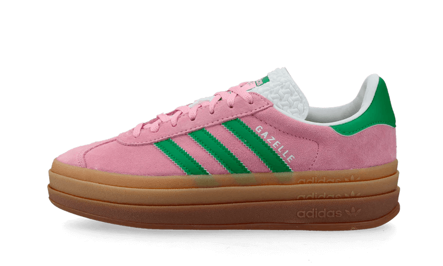 Adidas Gazelle Bold True Pink Green Cloud White (W)