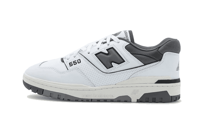 New Balance 550 White Grey Dark Grey