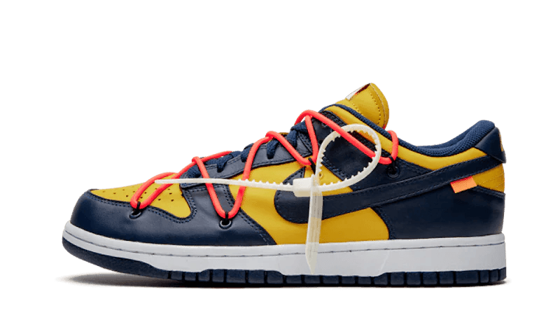 Nike Dunk Low Off-White University Gold Midnight Navy