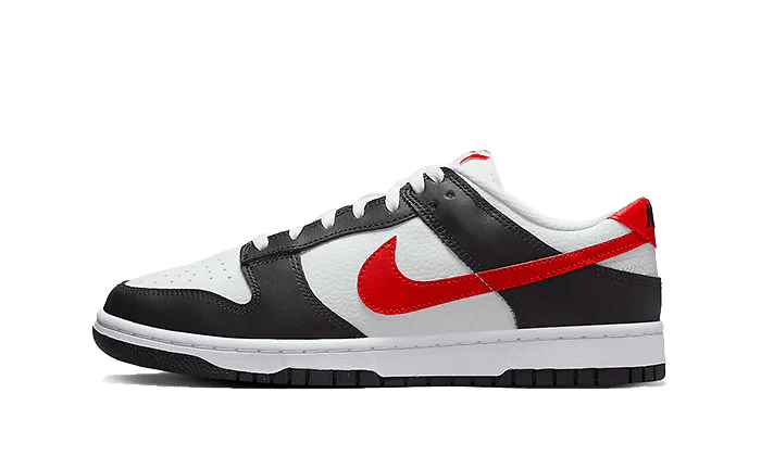 Nike Dunk Low Red Swoosh Panda