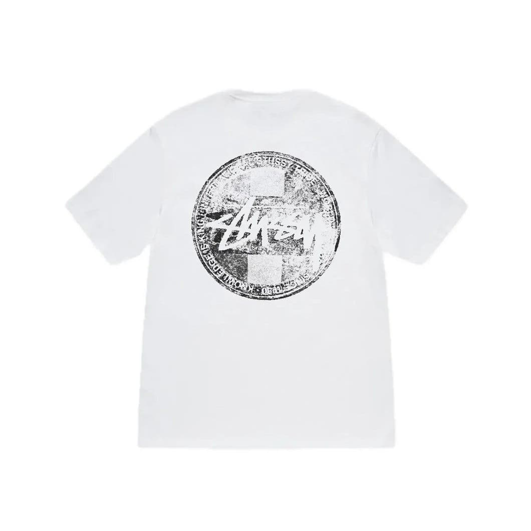 Stussy Dot Stamp Tee White