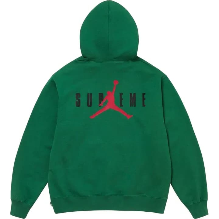 Supreme Jordan Hoodie Sweatshirt Green