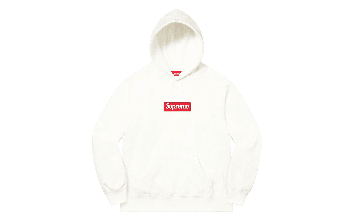 Supreme Hoodie Box Logo White (FW21)