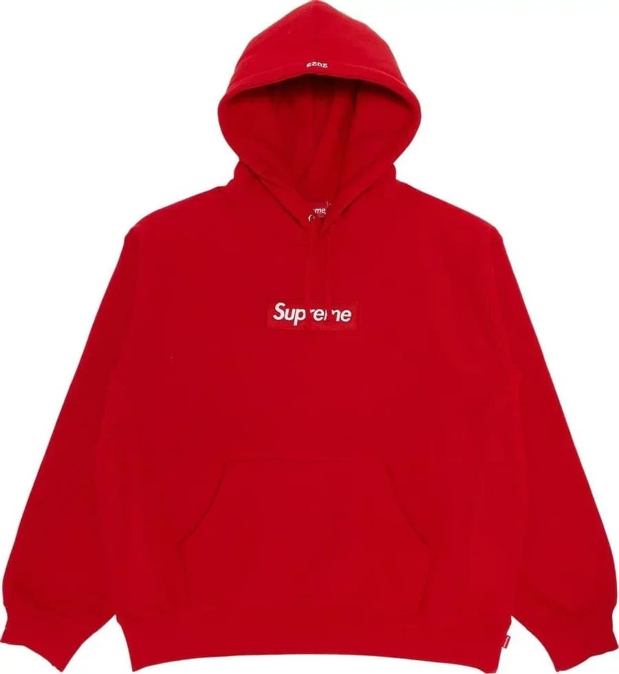 Supreme Box Logo Hooded Sweatshirt Red (FW23)