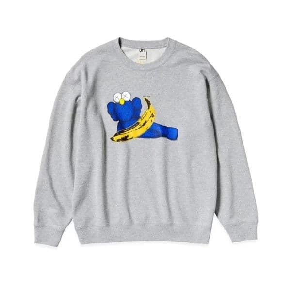 KAWS Uniqlo X Andy Warhol Banana Crewneck