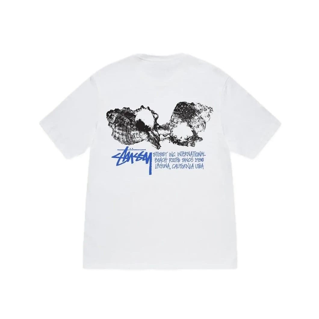 Stussy Shells Tee White