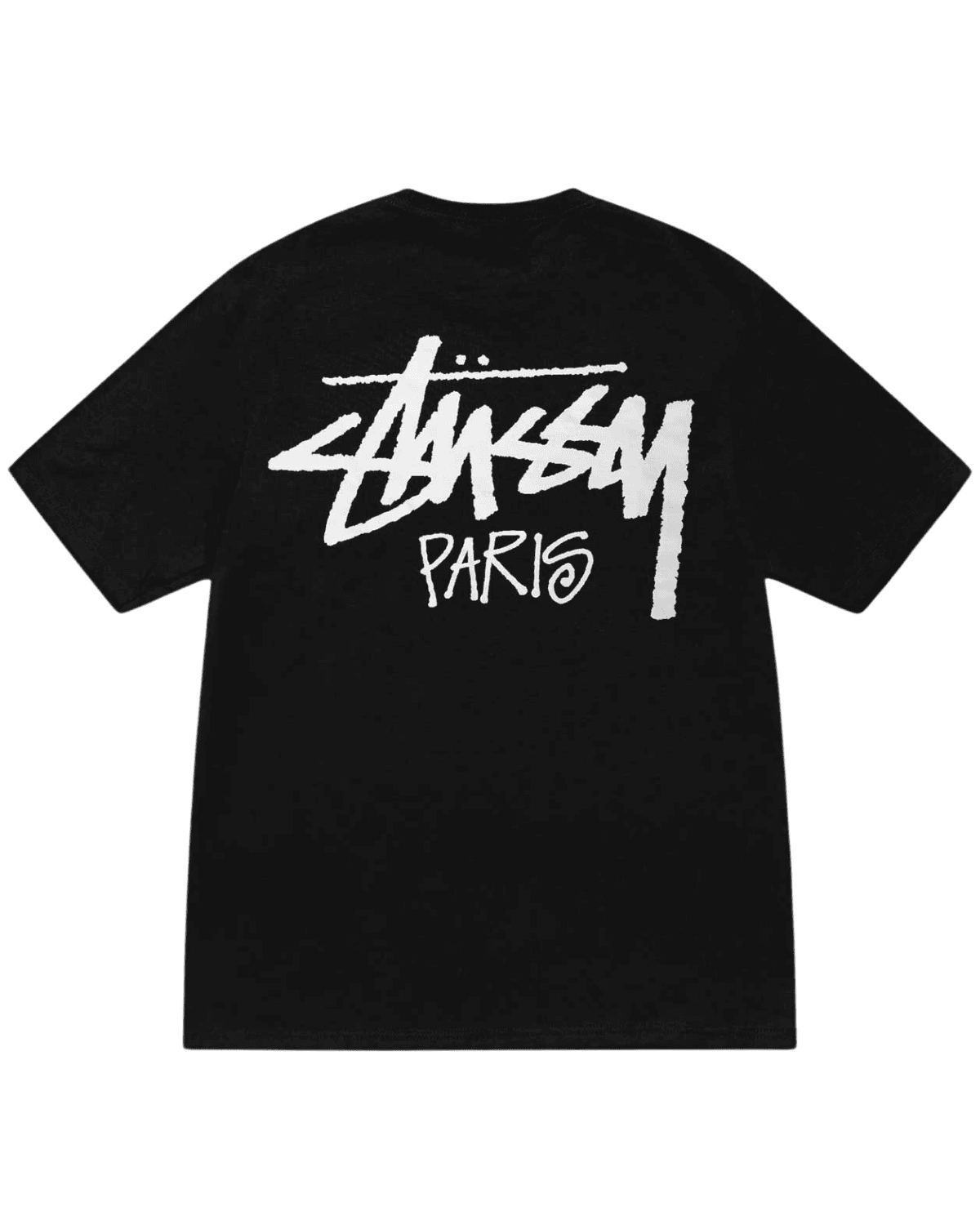 Stussy Stock Paris Tee Black