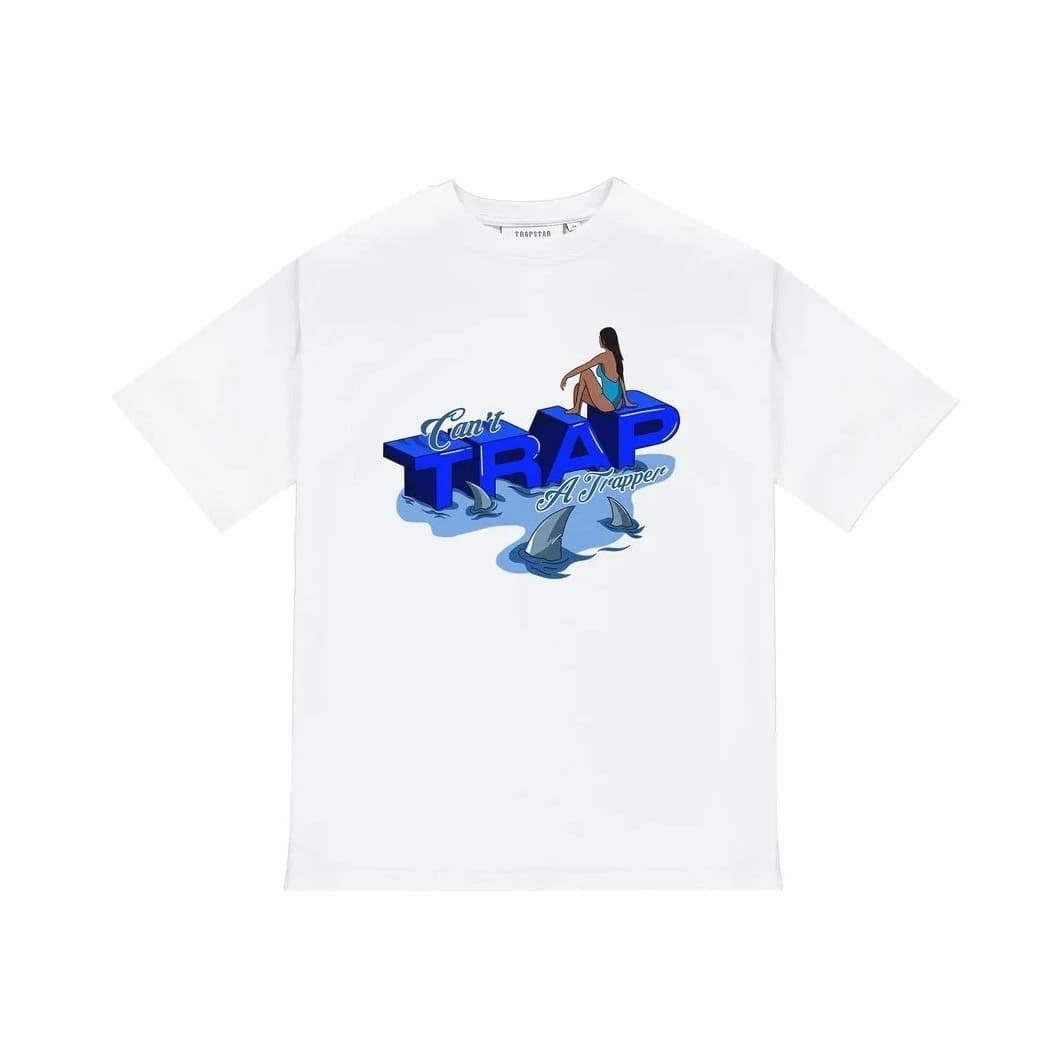 Trapstar Can’t Trap A Trapper Tee White