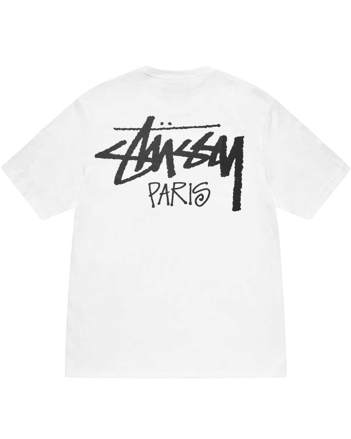 Stussy Stock Paris Tee White