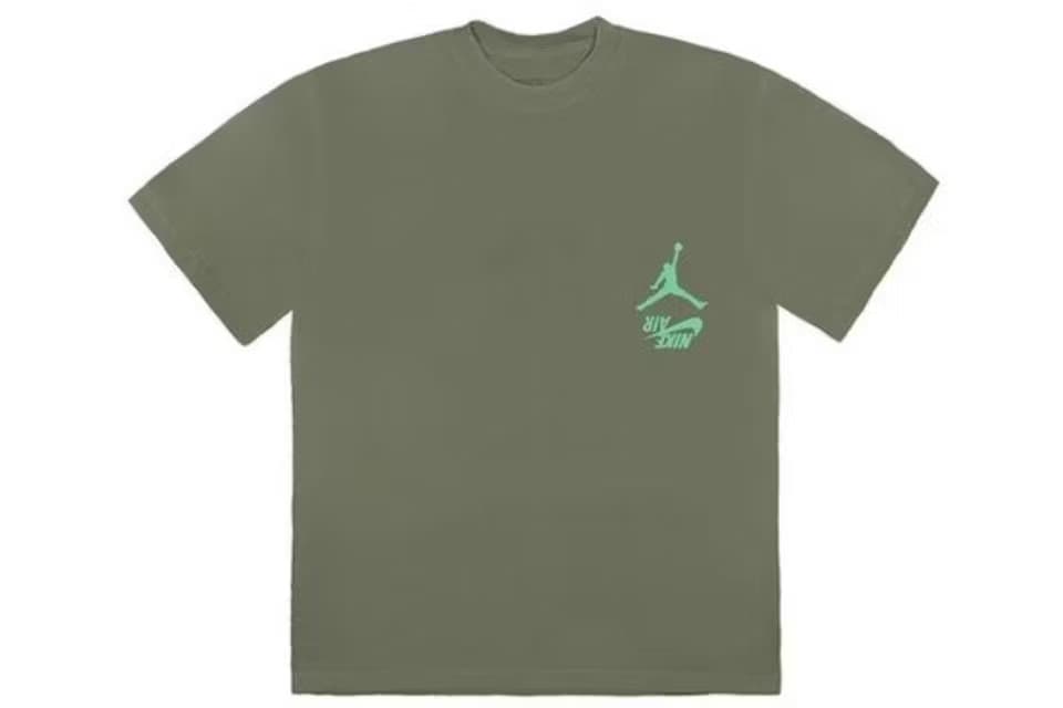 Travis Scott Jordan Cactus Jack Highest T-Shirt Olive