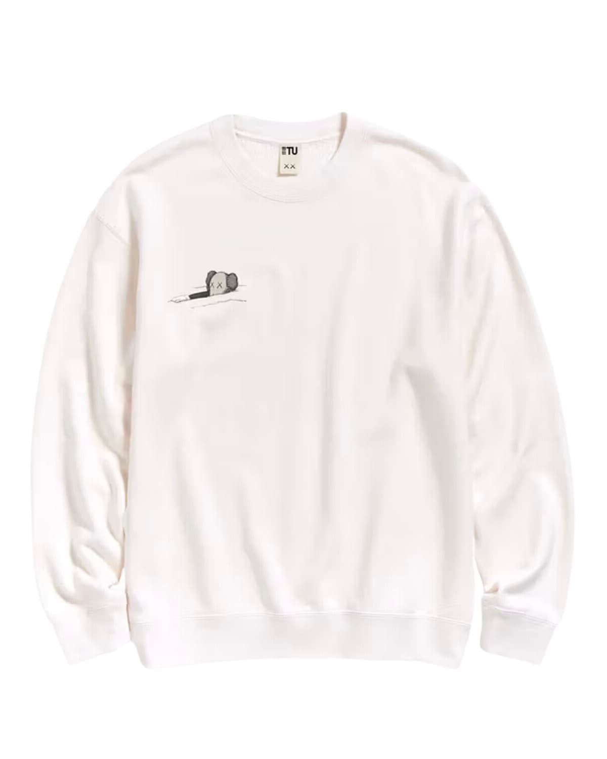 KAWS x Uniqlo Longsleeve Sweatshirt Off White BFF