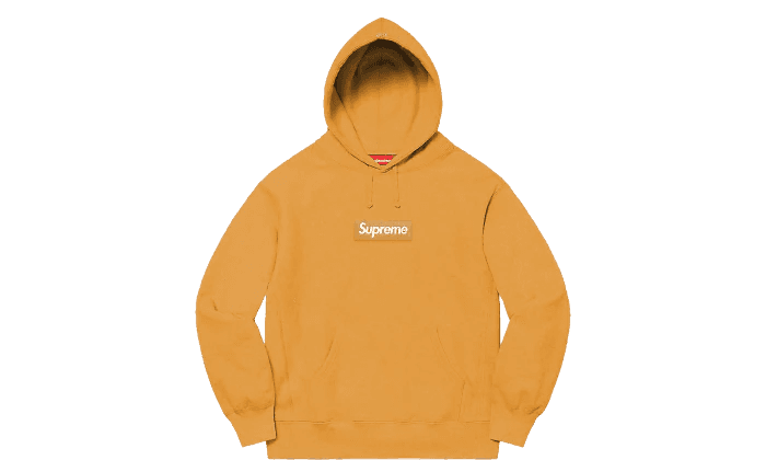 Supreme Hoodie Box Logo Mustard (FW21)