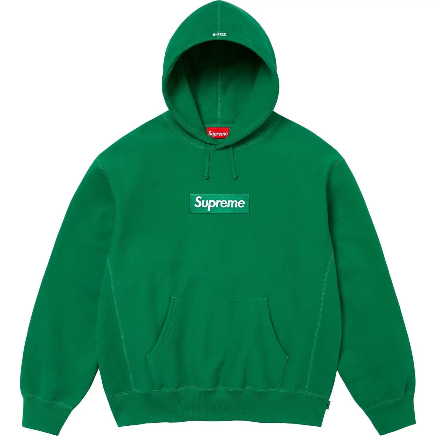 Supreme Box Logo Hooded Sweatshirt Green (FW24)