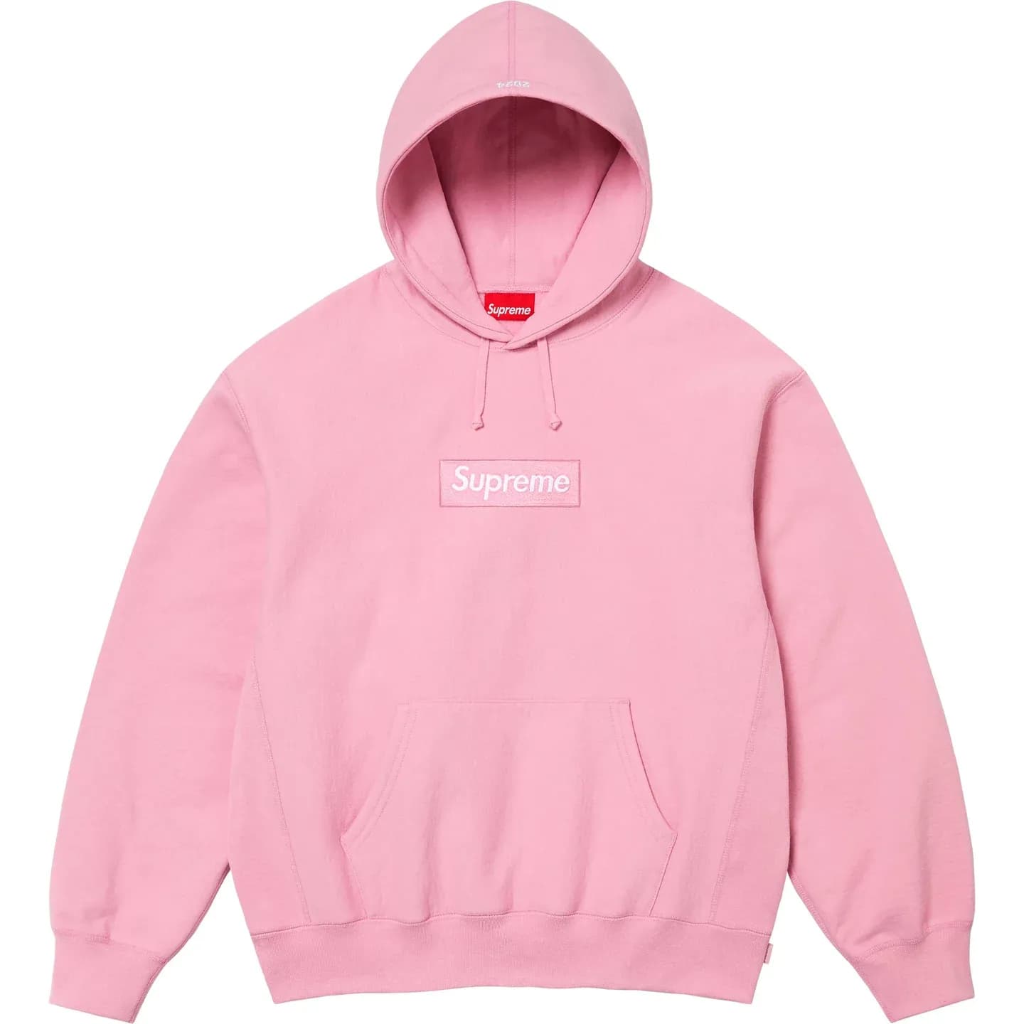 Supreme Box Logo Hooded Sweatshirt Pink (FW24)