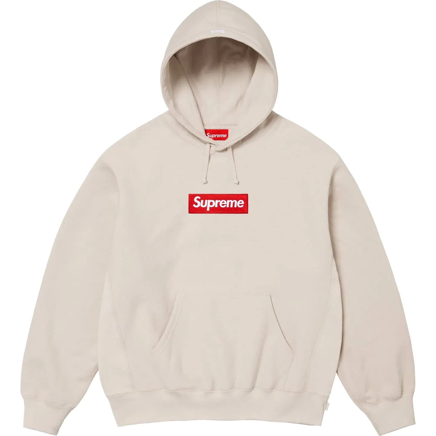 Supreme Box Logo Hooded Sweatshirt Stone (FW24)