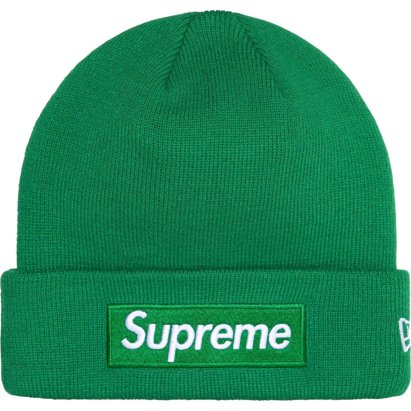 Supreme New Era Box Logo Beanie Green (FW24)