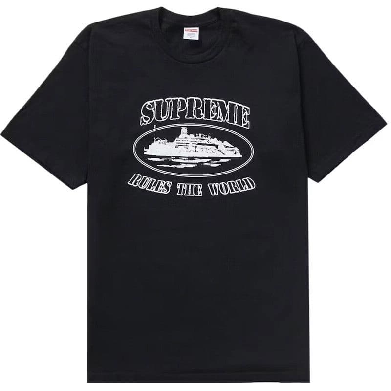 Supreme Corteiz Rules The World Tee Black