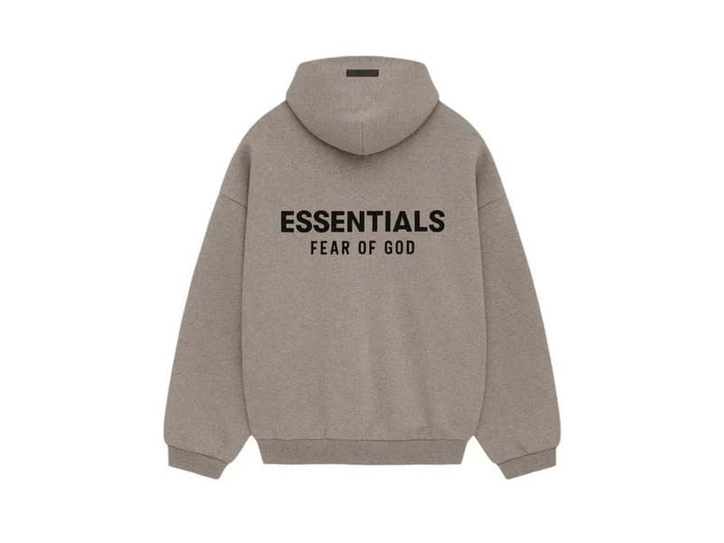 Fear of God Essentials Fleece Hoodie Heather Gray