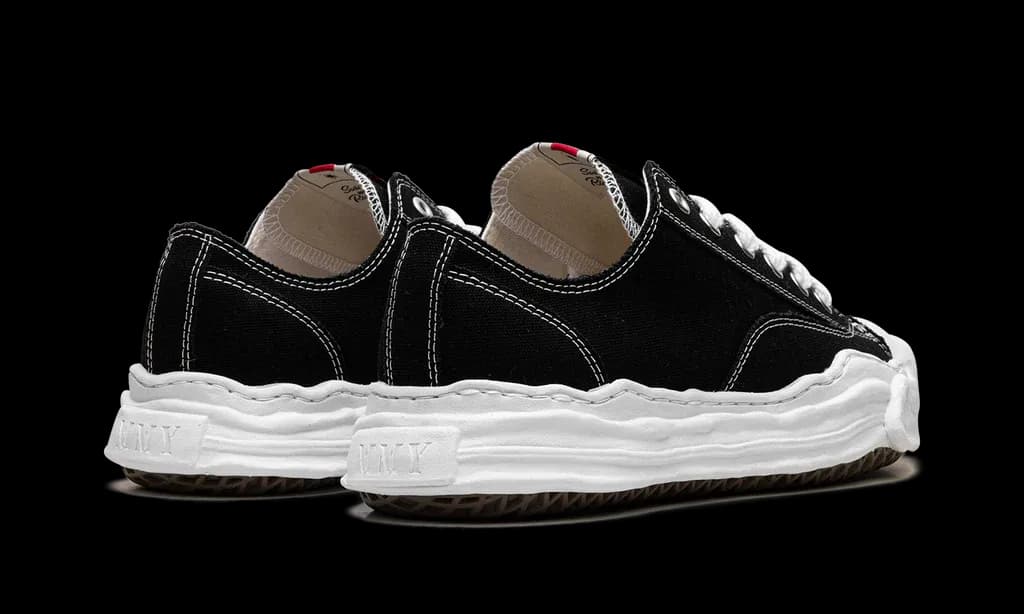 Maison Mihara Yasuhiro Hank OG Sole Canvas Low Black | OVERCEZ