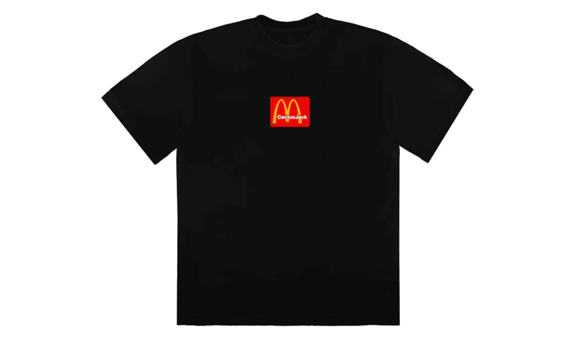 Travis Scott x McDonald's Sesame II T-shirt Black Red