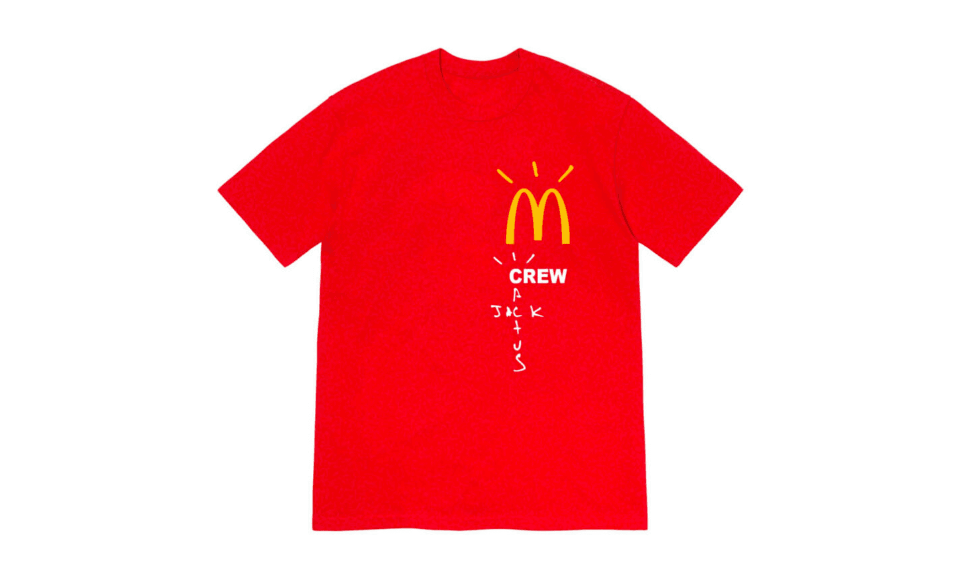 Travis Scott x McDonald's Crew T-shirt Red