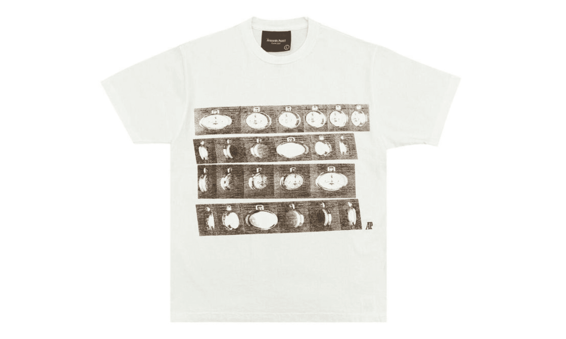 Travis Scott CJ x Audemars Piguet Perpetual Calendar Tee White