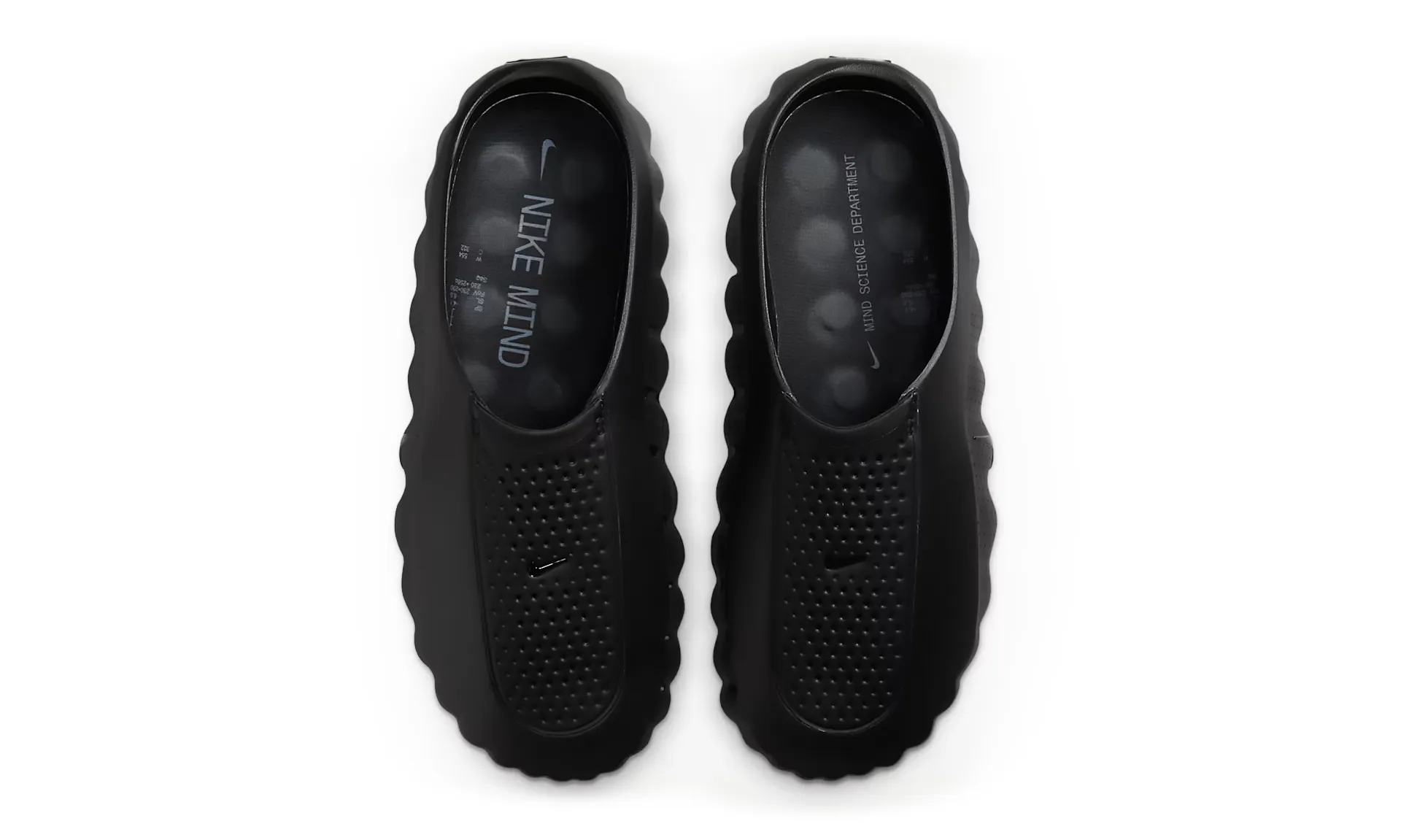 Nike Mind 001 Slide Triple Black | OVERCEZ