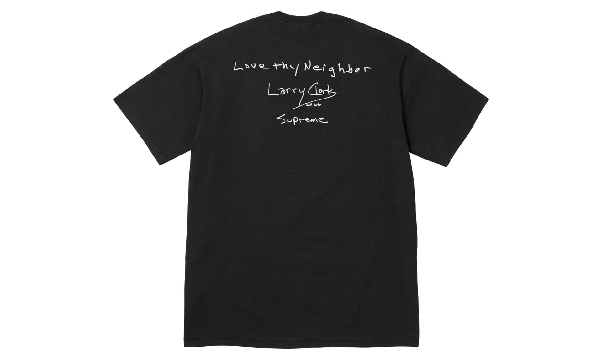 Supreme Larry Clark Neighbor Tee Black | OVERCEZ