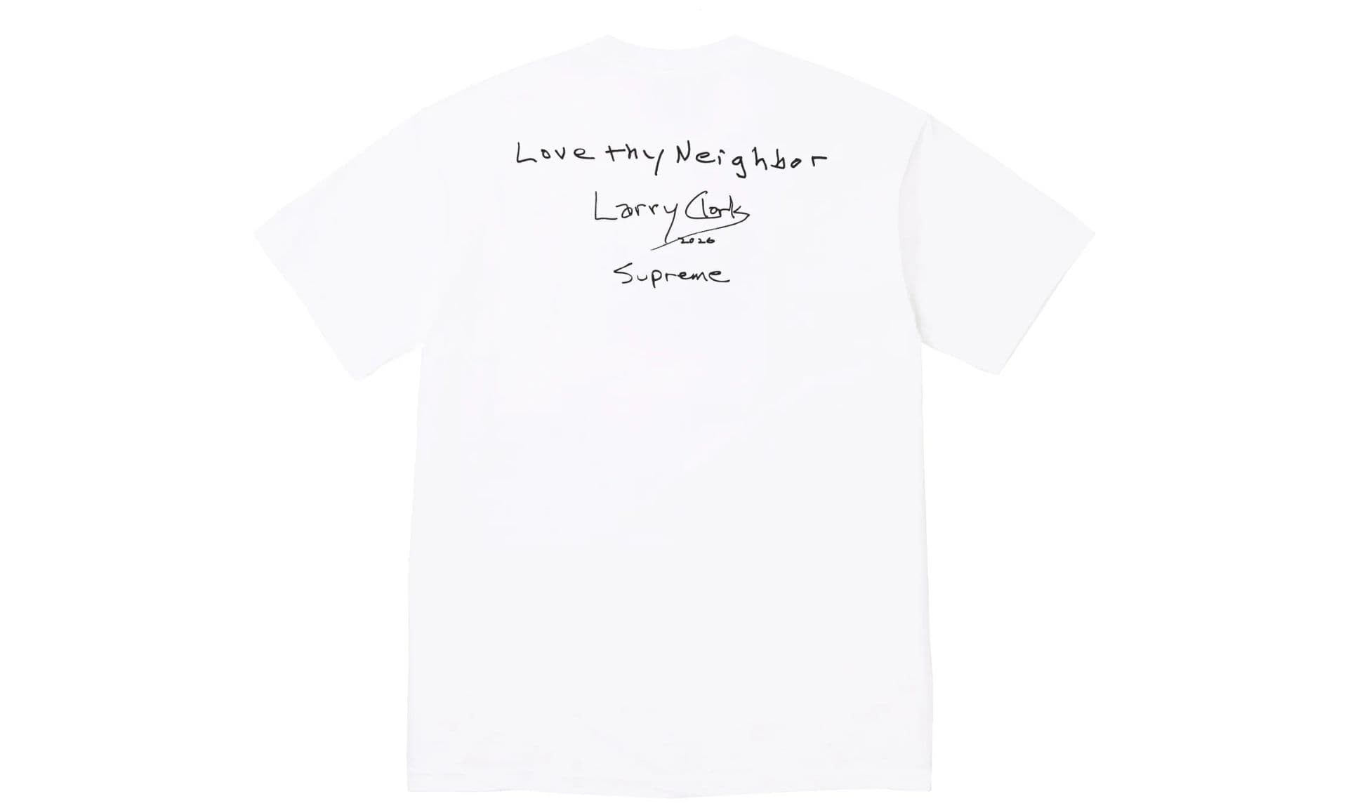 Supreme Larry Clark Neighbor Tee White | OVERCEZ
