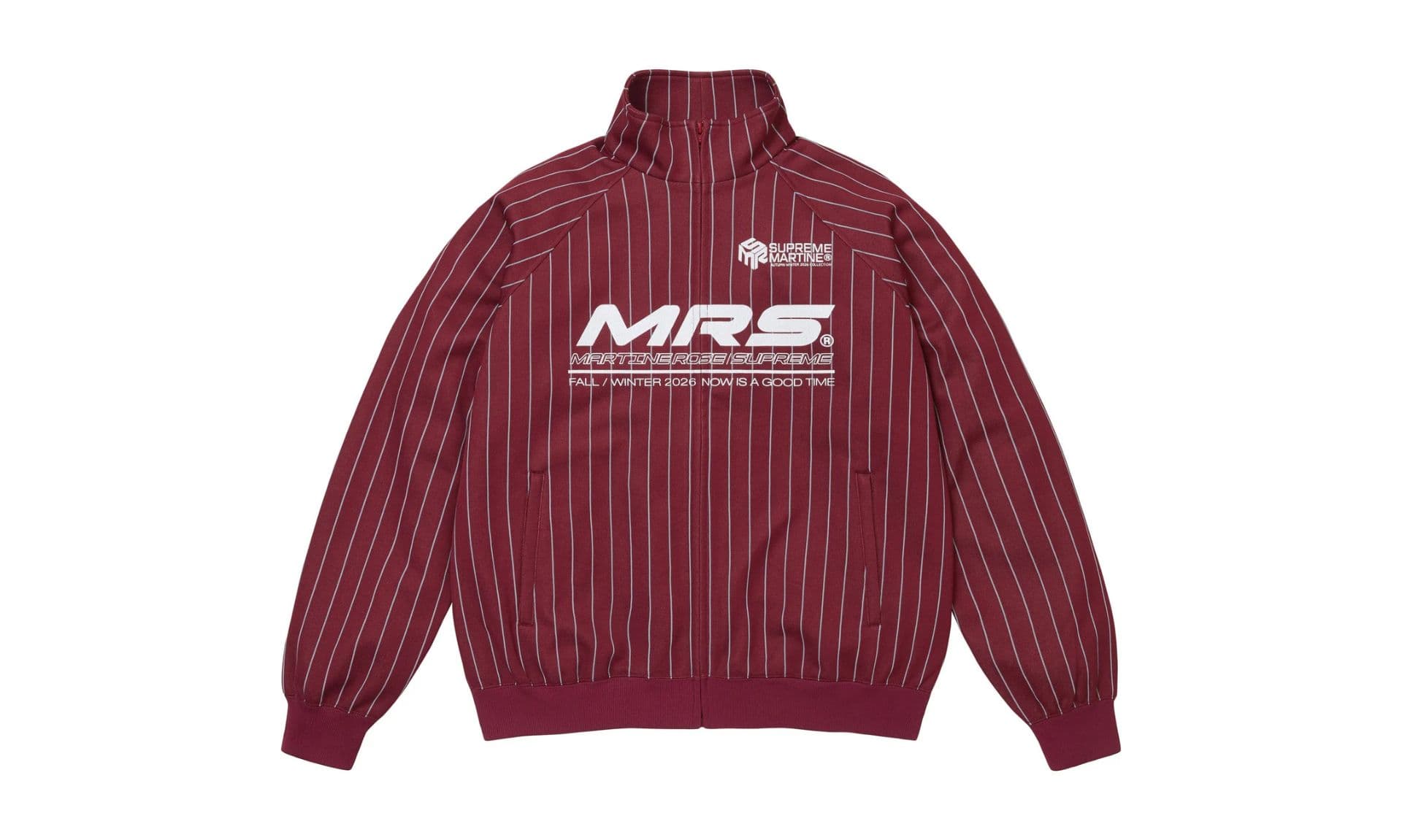 Supreme Martine Rose Track Jacket Burgundy | OVERCEZ